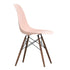 Cadeira Eames em Plástico DSW / Base dark maple